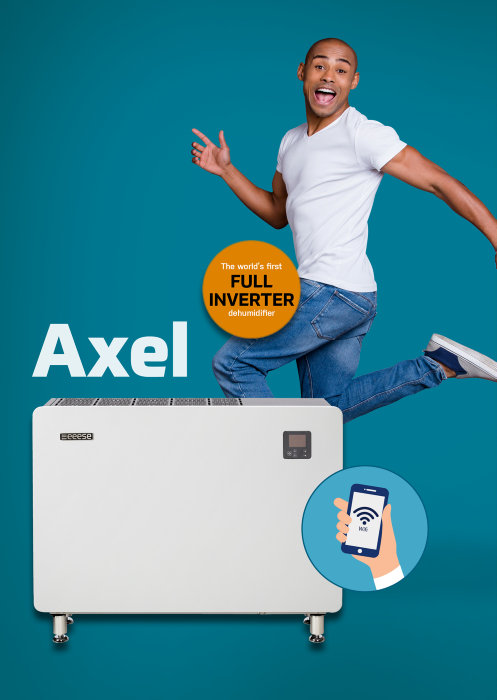 Avfuktare Axel Poolrum 120 L 240 m² Eeese aircare